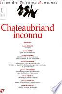 Revue des sciences humaines