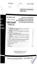 Revue des sciences religieuses
