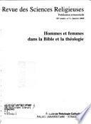 Revue des sciences religieuses