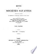 Revue des Sociétés Savantes de la France et de l'Étranger