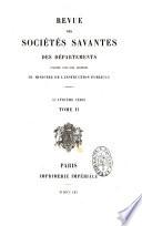Revue des sociétés savantes de la France et de l'étranger