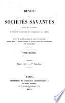 Revue des sociétés savantes de la France et de l'étranger