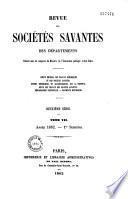 Revue des sociétés savantes de la France et de l'étranger