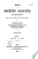 Revue des sociétés savantes de la France et de l'étranger