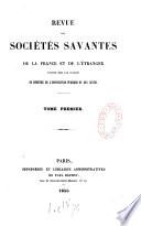 Revue des sociétés savantes de la France et de l'étranger