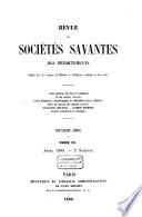 Revue des Sociétés Savantes de la France et de l'Étranger