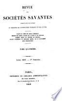 Revue des sociétés savantes des departements