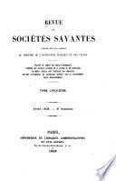 Revue des sociétés savantes des départements