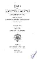 Révue des sociétés savantes des départements