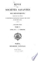 Révue des sociétés savantes des départements