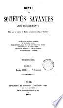 REVUE DES SOCIETES SAVANTES DES DEPARTEMENTS