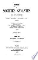 Révue des sociétés savantes des départements