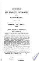 Revue des sociétés savantes des départements