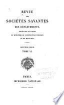 Revue des sociétés savantes des departements