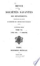 Révue des sociétés savantes des départements