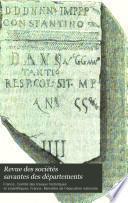 Revue des sociétés savantes des départements