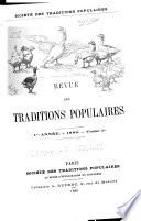 Revue des traditions populaires