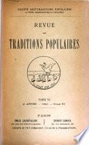 Revue des traditions populaires