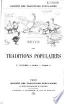 Revue des traditions populaires