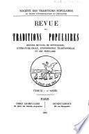 Revue des traditions populaires