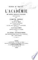 Revue des travaux et comptes rendus de ses séances