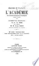 Revue des travaux et comptes rendus de ses séances