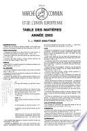 Revue du Marché commun et de l'Union européenne