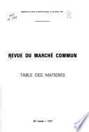 Revue du Marché commun