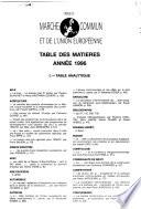 Revue du marché commun