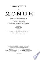 Revue du monde catholique