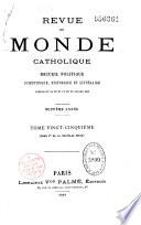 Revue du monde catholique