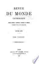 Revue du monde catholique
