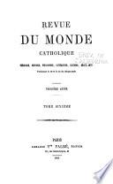 Revue du monde catholique