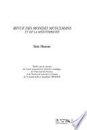 Revue du monde musulman et de la Méditerranée