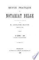Revue du notariat belge