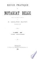 Revue du notariat belge