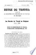 Revue du travail