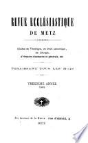 Revue ecclésiastique de Metz
