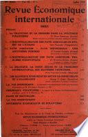 Revue économique internationale