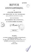 Revue encyclopédique