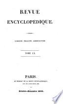 Revue encyclopédique, ou Analyse raisonnée