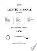 Revue et gazette musicale de Paris