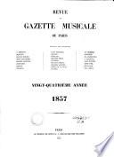 Revue et gazette musicale de Paris