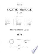 Revue et gazette musicale de Paris