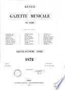Revue et gazette musicale de Paris