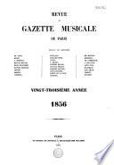 Revue et gazette musicale de Paris