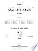 Revue et gazette musicale de Paris