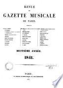 Revue et gazette musicale de Paris