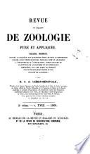 Revue et magasin de zoologie pure et appliquée