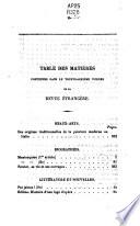 Revue étrangére de la littr̄ature, des sciences et des arts